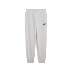 Damskie spodnie dresowe z małym logo No.1 ESS PUMA Light Gray Heather. Czarne spodnie dresowe Puma, m, bez wzorów, z dresówki, trekkingowe. W wyprzedaży za 109.00 zł.